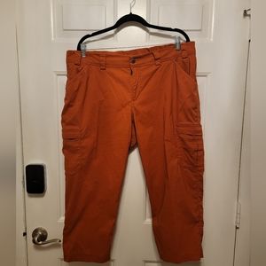 Duluth Dry on the Fly Capri Pants - Burnt Orange - 18